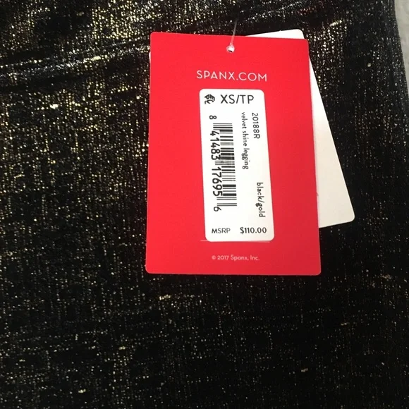 Spanx Velvet Shine Leggings - Picture 12 of 13